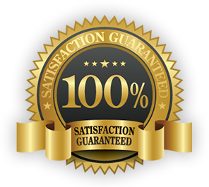 We offer a 100% satisfaction guarantee
